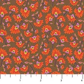 Figo Fabrics - Camouflage by Kathy Doughty - Groundcover (Orange)