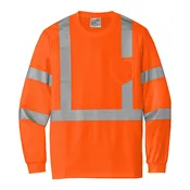 CornerStone ANSI 107 Class 3 Mesh Long Sleeve Tee - CS203