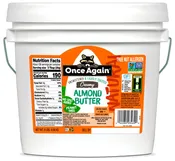 Creamy Natural Almond Butter Bucket - Lightly Toasted - 9 lbs