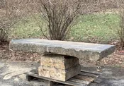 Antique Stone Garden Coffee Table