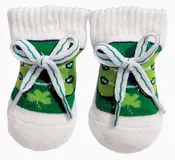 Shamrock Newborn Baby Booties