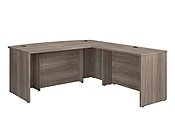 Sauder 72" x 78" Bowfront Executive L-Desk Combo 431541