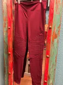 BONNIE BURGUNDY LEGGINGS