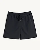 Nylon Drawstring Shorts - Black