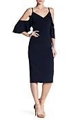 Cold Shoulder Midi Dress