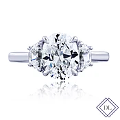 # 113 Oval with Half Moon's 1.70ct