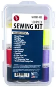 100-Piece Sewing Kit in Plastic Double-Sided Storage Box