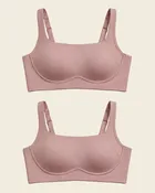 2-Pack Everyday Wireless Support Bras