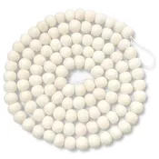 8 Feet Long White Color Ball Garland
