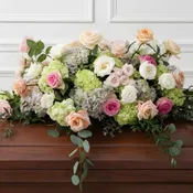Pink Perfection Casket Cover