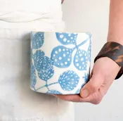 Bali Toile Peony Vase