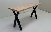 OCT- Metal Base Sofa Table