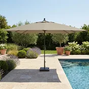 8'x11' Designer Umbrella - Heather Beige
