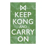 Monsterverse Keep Kong and Carry On Flag