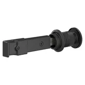 National Hardware Barn Door Lock 5" x 1-1/4" x 3/4", Matte Black