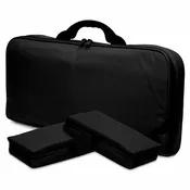 Black Canvas Mah Jongg Case with Handle