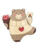 28″ I LOVE YOU TEDDY BEAR BALLOON