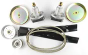 42" John Deere L100-L130, Scotts L1742, Saber 1642HS, 17.542HS Standard Blade Deck Rebuild Kit - DECKIT40