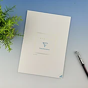 Clairefontaine Tablets "Triomphe" Stationery - Blank 50 sheets - 8 1/4 x 11 3/4 Extra White