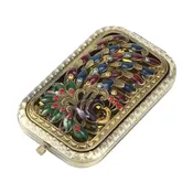 80054 Peacock Compact Mirror