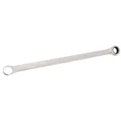 10MM METRIC EXTRA-LONG FLAT DRIVE° GEAR DRIVE DOUBLE BOX WRENCH - 0° OFFSET