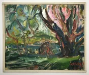Detroit Landscape Sam Karres Acrylic on Canvas