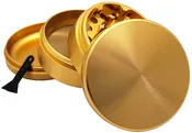 65mm Gold Metal Spice Herb 4 Part Grinders