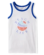 Boys Graphic Tank Top - Blue