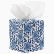 Damini Indigo Tissue Box Cover