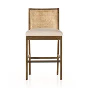 Alexandre Armless Counter + Bar Stool