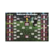 2026 FIFA World Cup – Match Bracket Poster
