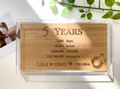5 Years Wood Tray