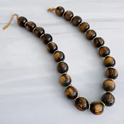 Bold Sphere Bead Necklace