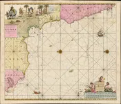 1696 Van Keulen Nautical Map of Africa: Cape Verde to the Cape of Good Hope