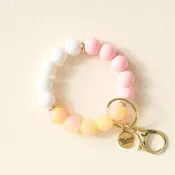 The Darling Effect Hands Free Keychain Wristlet Pink Lemonade