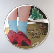 RARE 2017 Cook Islands $5 Wizard of Oz Swarovski Ruby Slippers Colorized 1oz .999 Silver NGC PF70 UCAM Coin AR843
