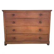 Antique Oak French Provincial Chest of Drawers