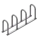Inverted Bicycle Rack