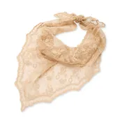 ALMOND FLORAL AUDREY LACE SCARF