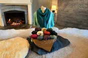 KC140 – Rustic Shawl – 100% Merino Wool