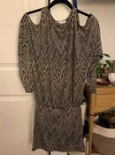 printed dress size XS
