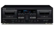 TEAC W-1200 Dual Cassette Deck - Black