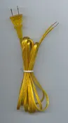 12 ft. Clear Gold Floor Lamp Cord Set