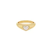18K Diamond Heart Ring