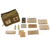 Original U.S. WWII Rare First Pattern Douglas C-47 Skytrain Aeronautic First Aid Kit with Contents