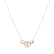 16" Necklace Gold - Purpose Pearl