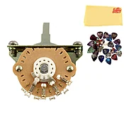 Allparts EP-4373 3-Way Oak Grigsby Switch for Telecaster w/ Fender Picks