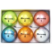 Chromax® Colored Mixed Golf Balls - Metallic M5 6 Ball Pack