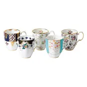 100 Years of Royal Albert 1900-1940 5-Piece Mug Set, 13.5 oz. by Royal Albert