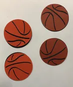 2" Basketball Die Cut
